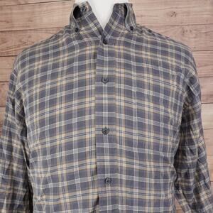 DANIEL CREMIEUX CLASSIC FIT ITALIAN FABRIC BUTTON DOWN SHIRT MENS SIZE M